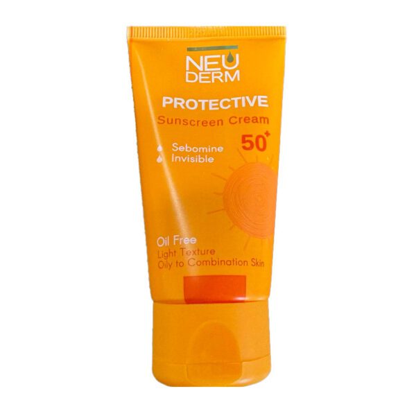 کرم ضد آفتاب بی رنگی فاقد چربی نئودرم SPF50 حجم 50ML