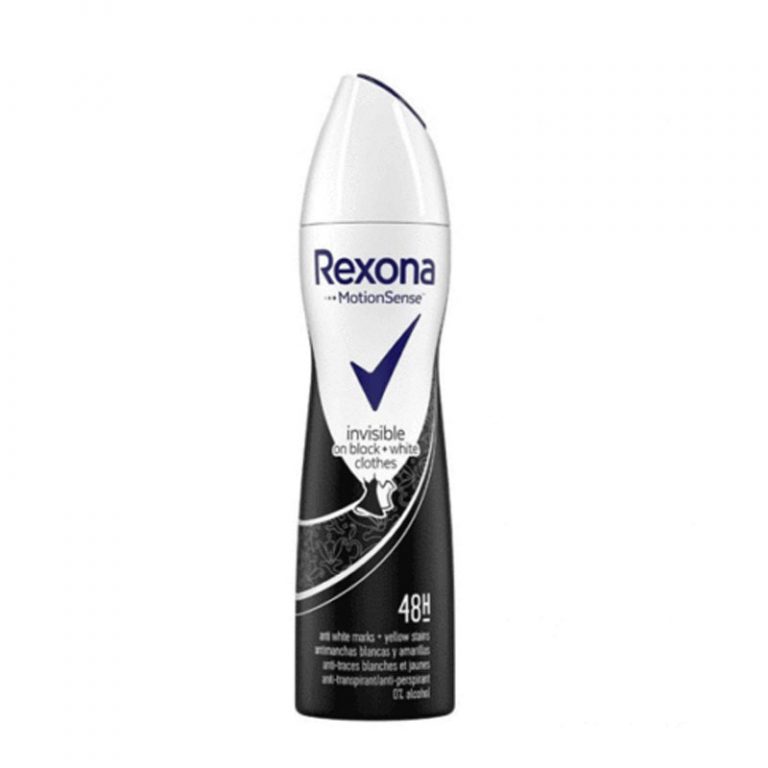 اسپری بدن زنانه اینویزیبل بلک اند وایت زنانه رکسونا rexona