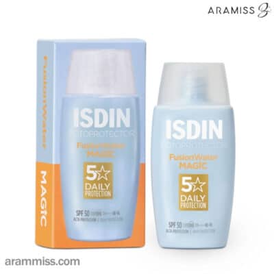 ضد آفتاب مجیک فیوژن واتر ایزدین isdin SPF50