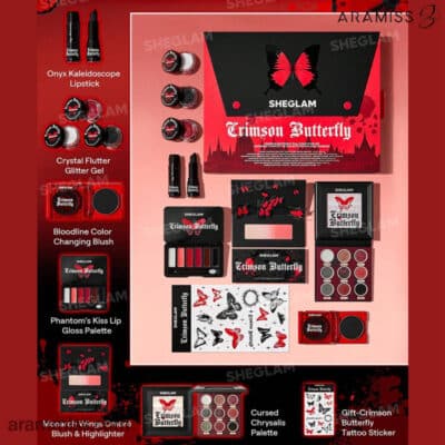 پک پروانه ای شیگلم Sheglam Crimson Butterfly Colection Set