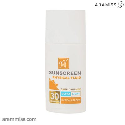 مایع ضد آفتاب ضد آب فلوئید فیزیکال SPF 30 مای