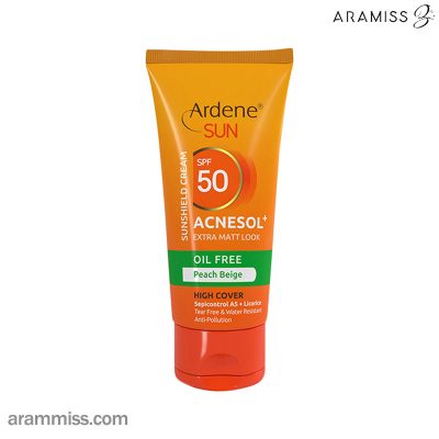 کرم ضد آفتاب ضد جوش اکنه سل SPF 50 آردن
