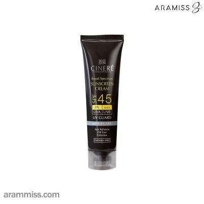 کرم ضد آفتاب آقایان SPF45 سینره