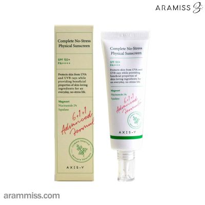 کرم ضد آفتاب تسکین دهنده و ضد استرس SPF 50 اکسیس وای