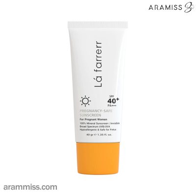ضدآفتاب مینرال بی‌رنگ لافارر SPF40+ مخصوص بارداری