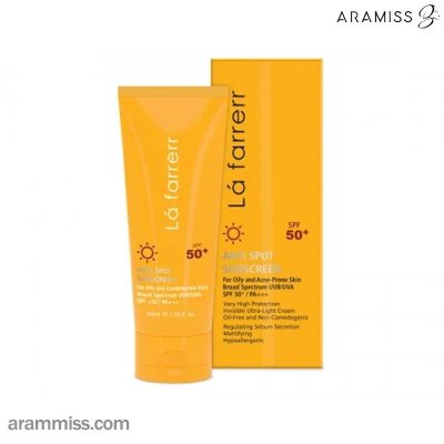 کرم ضد آفتاب و ضد لک بی‌رنگ لافارر SPF50