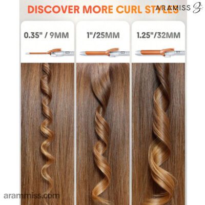سایز های مختلف دستگاه فر کننده مو شیگلم It-Curl Curling Iron