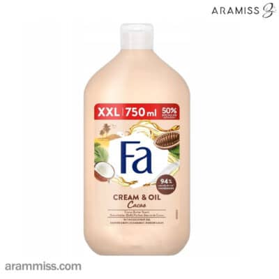 شامو بدن زنانه کرم و روغن نارگیل فا Fa Cacao Butter And Coco Oil Shower Gel