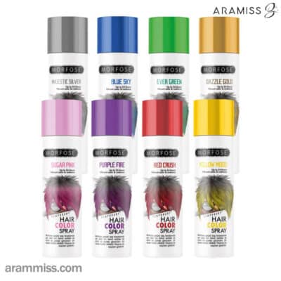 اسپری رنگ کننده مو مورفس Morfose Color Hair Spray Types