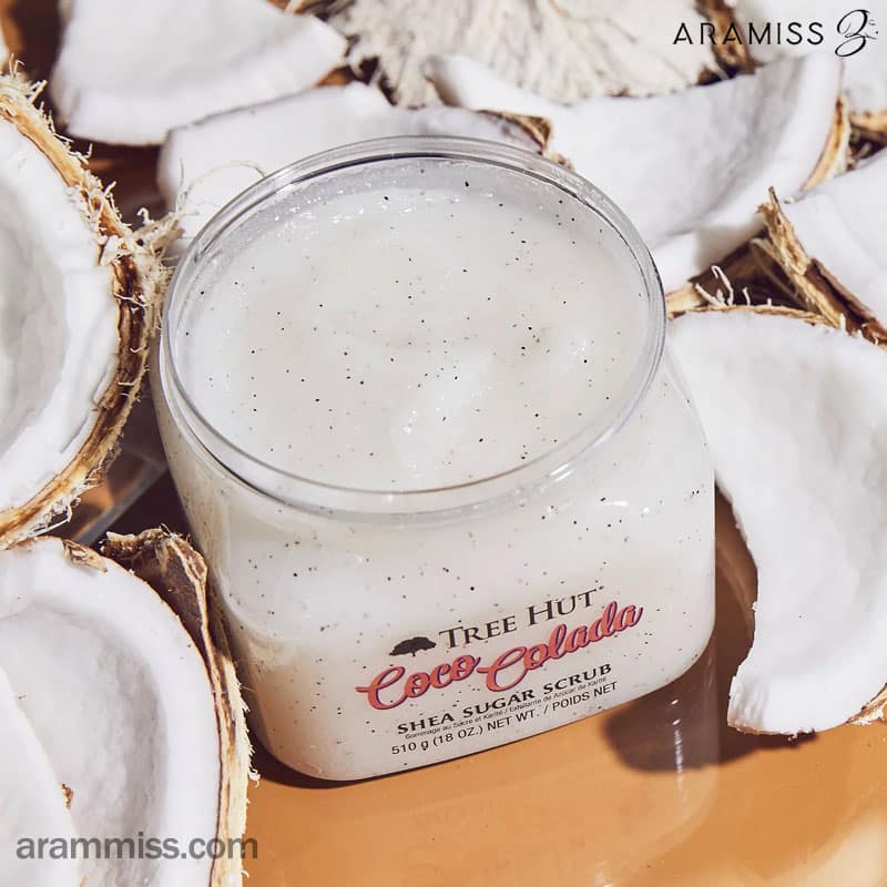اسکراب بدن شکری نارگیل و آناناس تری هات Tree Hut Coco Colada Shea Sugar Scrub