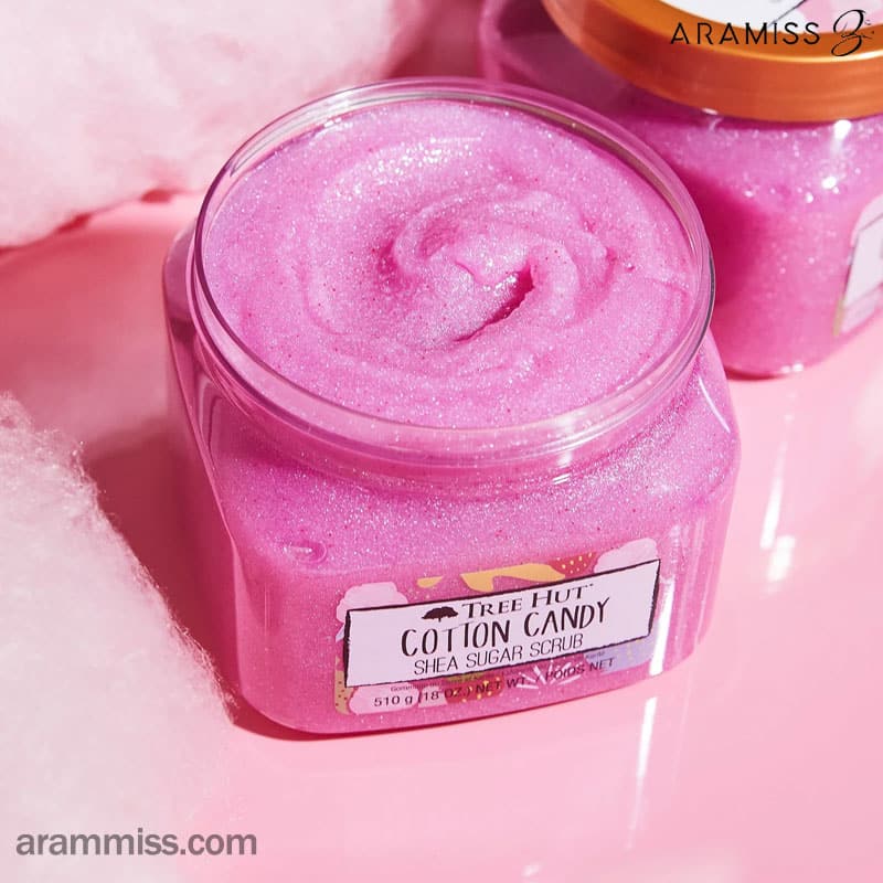 اسکراب پشمک تری هات TREE HUT cotton candy Shea Sugar