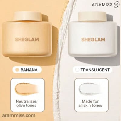 پودر فیکس مات کننده بلور شیگلم SHEGLAM BLUR IN A BOTTLE LOOSE SETTING POWDER