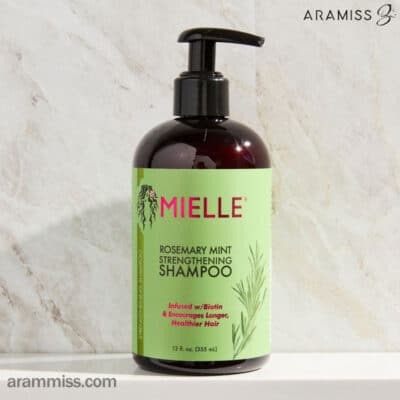 شامپو رزماری و نعناع میله Mielle Organics Rosemary Mint Hair Strengthening Biotin Shampoo