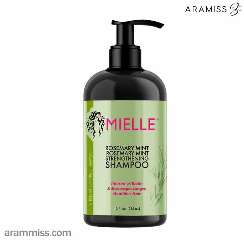 شامپو رزماری و نعناع میله Mielle Organics Rosemary Mint Hair Strengthening Biotin Shampoo شامپو رزماری و نعناع میله Mielle Organics Rosemary Mint Hair Strengthening Biotin Shampoo