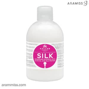 شامپو عصاره ابریشم و روغن زیتون کالوس Kallos