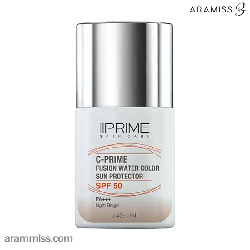 فلوئید ضد آفتاب فیوژن واتر رنگی پرایم PRIME (بژ روشن و تیره) فلوئید ضد آفتاب فیوژن واتر رنگی پرایم PRIME (بژ روشن و تیره)