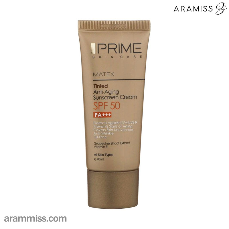 ضد آفتاب رنگی جوان کننده پرایم PRIME SPF50 ضد آفتاب رنگی جوان کننده پرایم PRIME SPF50
