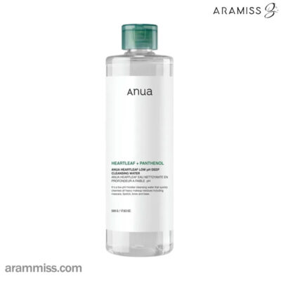 میسلار واتر هارتلیف آنوا Anua Heartleaf Low pH Deep Cleansing Water 500g