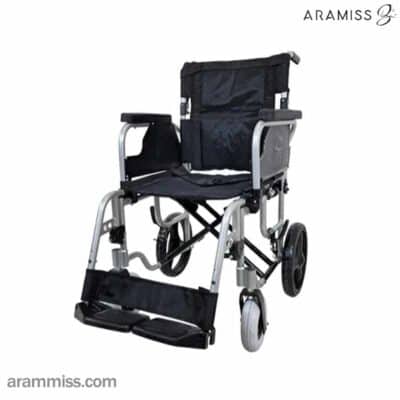 ویلچر تمام تاشو و سبک آلومینیومی jts مدل a12