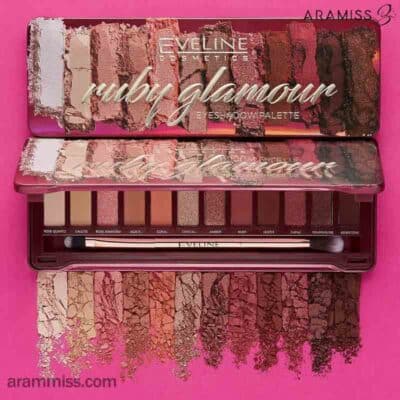 رنگ های ruby glamour eyeshadow