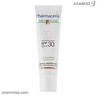 فلوئید-مات‌کننده-معدنی-فارماسریز-F-با--SPF-30-کد-رنگی-10