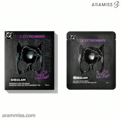 ماسک دور چشم کالکشن کت وومن شیگلم CATWOMAN SHEGLAM Midnight Veil Eye Mask