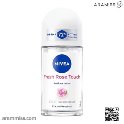 مام رولی زنانه فرش رز تاچ نيوا NIVEA Pearl & Beauty Deo Roll On