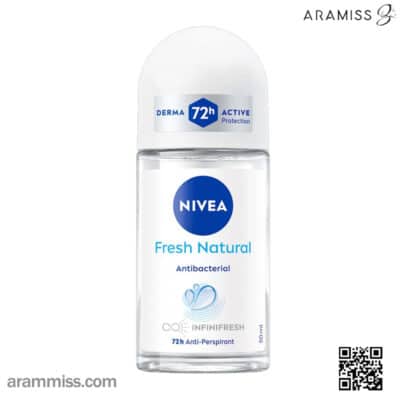 مام رولی زنانه فرش نچرال نيوا Nivea Fresh Natural deodorant