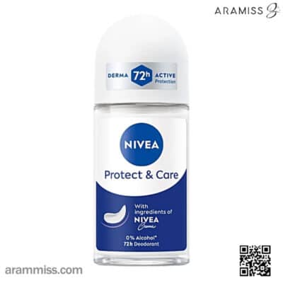 مام رولی زنانه پروتکت اند کیر نيوا Nivea Antiperspirant Protect & Care Roll On