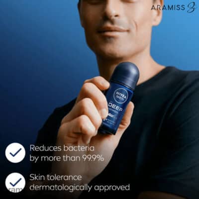 مام رولی مردانه دیپ دارک وود مکس نيوا Nivea Deep Dark Wood