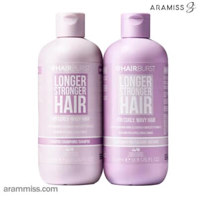 پک شامپو و نرم‌کننده مخصوص موهای فر و موج‌دار هیربرست Shampoo & Conditioner for Curly and Wavy Hair Hairburst