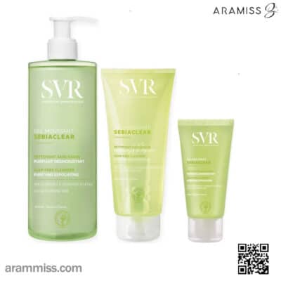 ژل شستشوی پوست چرب اس وی آر Sebiaclear