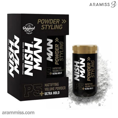 پودر حالت‌دهنده قوی مو نیشمن P5 (nishman p5 powder styling)