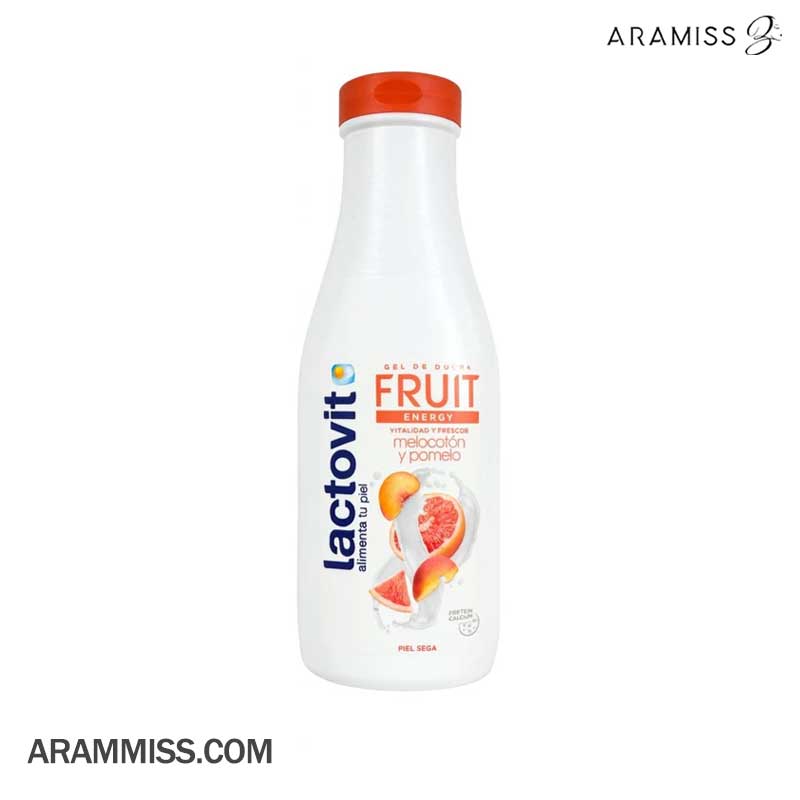 pomelo-lactovit ژل شستشو و شامپو بدن هلو لاکتوویت
