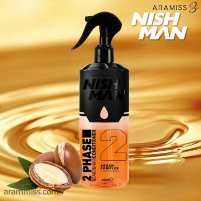 اسپری دوفاز مو و ریش آرگان نیشمن 02 arganاسپری دوفاز مو و ریش آرگان نیشمن 02 argan