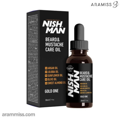 روغن ریش و سبیل نیشمن Gold One