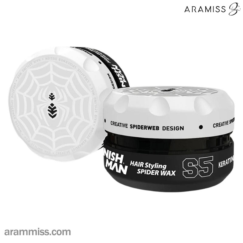 واکس مو اسپایدر نیشمن NISHMAN SPIDER WAX KERATIN S5 واکس مو اسپایدر نیشمن NISHMAN SPIDER WAX KERATIN S5
