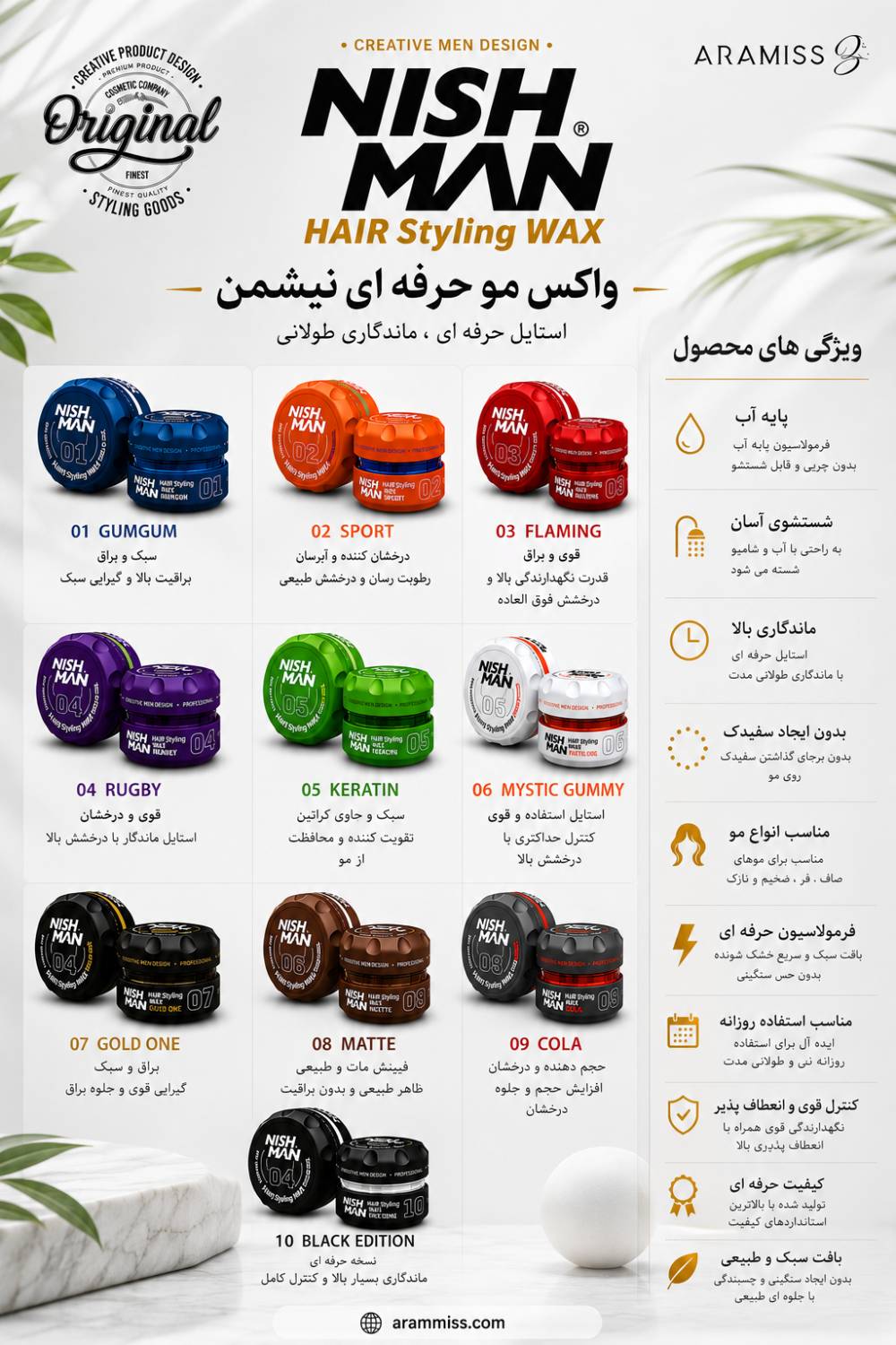 تفاوت واکس موهای نیشمن