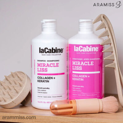 شامپو صاف‌کننده موهای وز و نافرمان لاکابین Miracle Liss