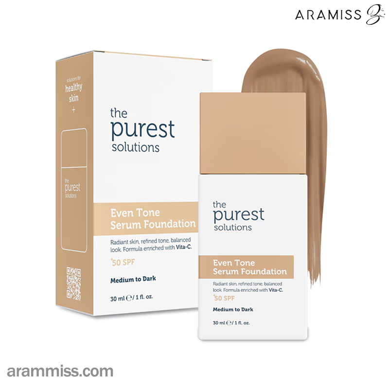 کرم پودر سرمی ضدلک +EVEN TONE SPF 50 پیورست سولوشن کرم پودر سرمی ضدلک +EVEN TONE SPF 50 پیورست سولوشن