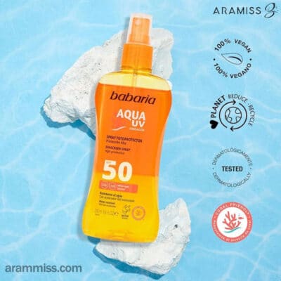 اسپری ضد آفتاب دوفاز آکوا یووی باباریا SPF50