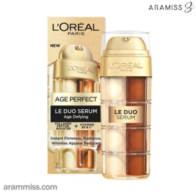 سرم دو محفظه ضد پیری لورال پاریس مدل Age Perfect Le Duo