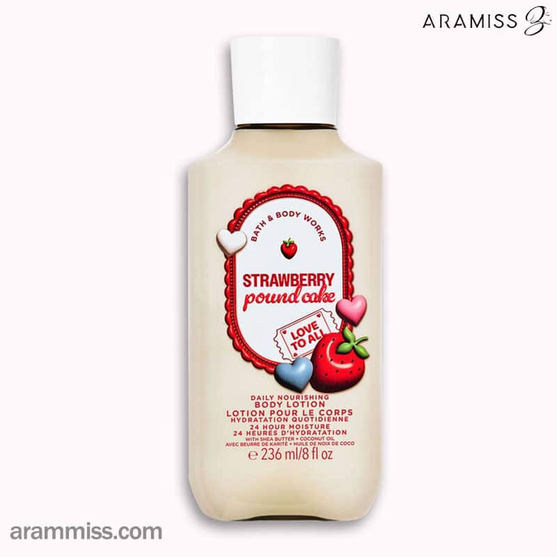 لوسیون بدن بث اند بادی ورکس Strawberry Pound Cake لوسیون بدن بث اند بادی ورکس Strawberry Pound Cake