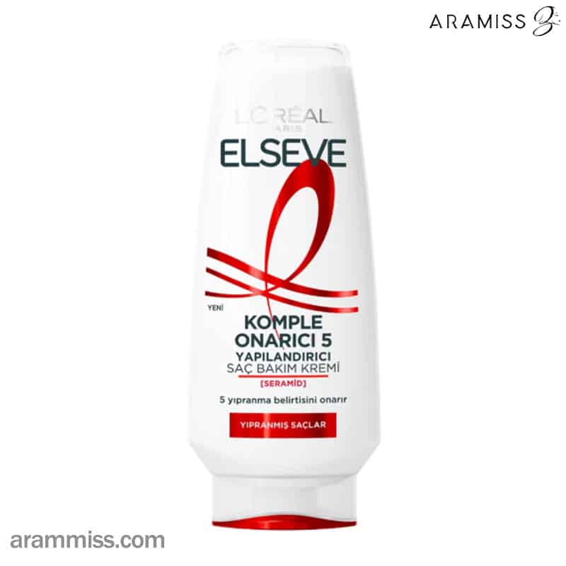 نرم کننده ترمیم کننده موهای آسیب دیده لورال مدل Elseve Komple Onarıcı 5 ساخت ترکیه نرم کننده ترمیم کننده موهای آسیب دیده لورال مدل Elseve Komple Onarıcı 5 ساخت ترکیه