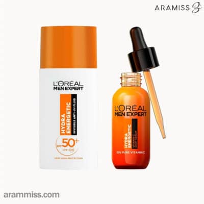 پک دو عددی مراقبت پوست مردانه لورال Men Expert Glow Up Duo