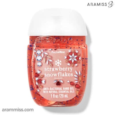 ژل ضدعفونی‌کننده دست بث اند بادی ورکس Strawberry Snowflakes