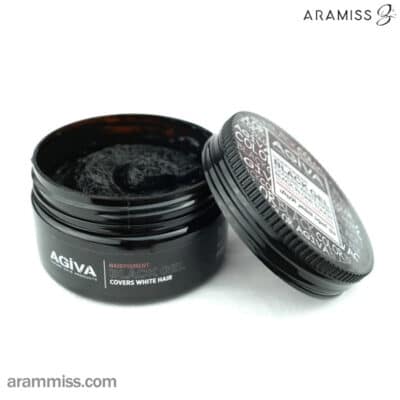 ژل مو مشکی آگیوا پوشاننده موهای سفید Black Gel