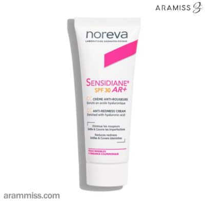کرم ضد قرمزی پوست سنسیدیان ای آر پلاس نوروا AR+ SPF30