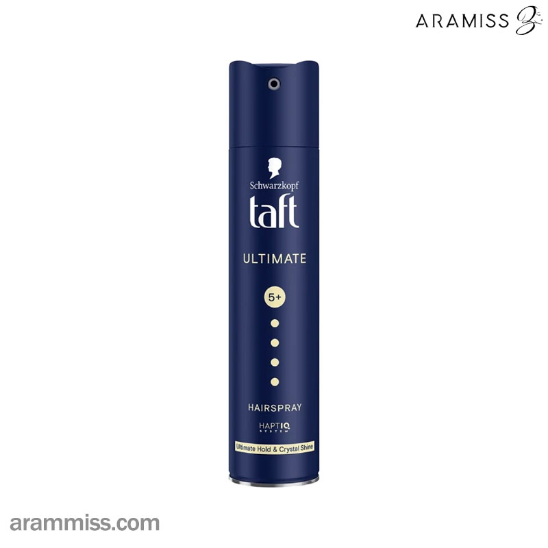 Schwarzkopf-TAFT-Ultimate-Level-5-Hair-Spray اسپری حالتدهنده مو تافت مدل التیمیت شماره ۵