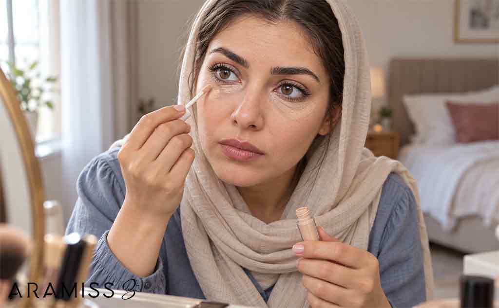 چرا کانسیلرم طوسی می شود